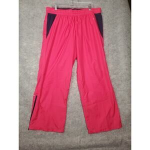 Women's Danskin Now XL Petite Pink Pull On Windbreaker Pants
